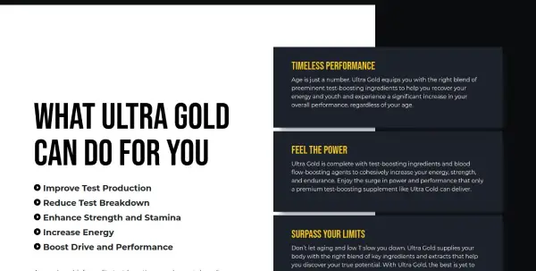 Ultra Gold Supplement